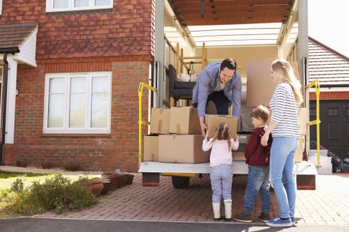 Professional movers completing a safe and organised house move
