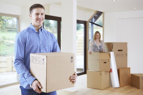 Illustration of online payment options for a removals service