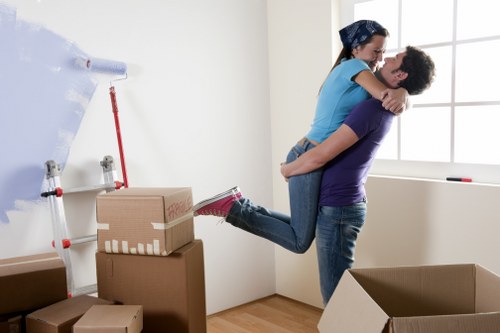 Removal van service helping a move in Tooting