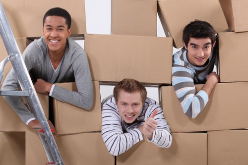 Local removals service supporting a house move in South West London