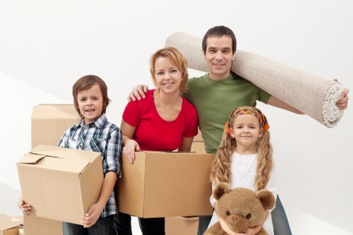 Removal company team completing a safe and organized move