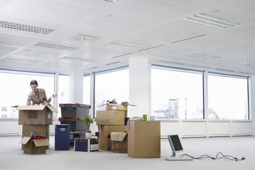 Organised office removals for a small business in South West London